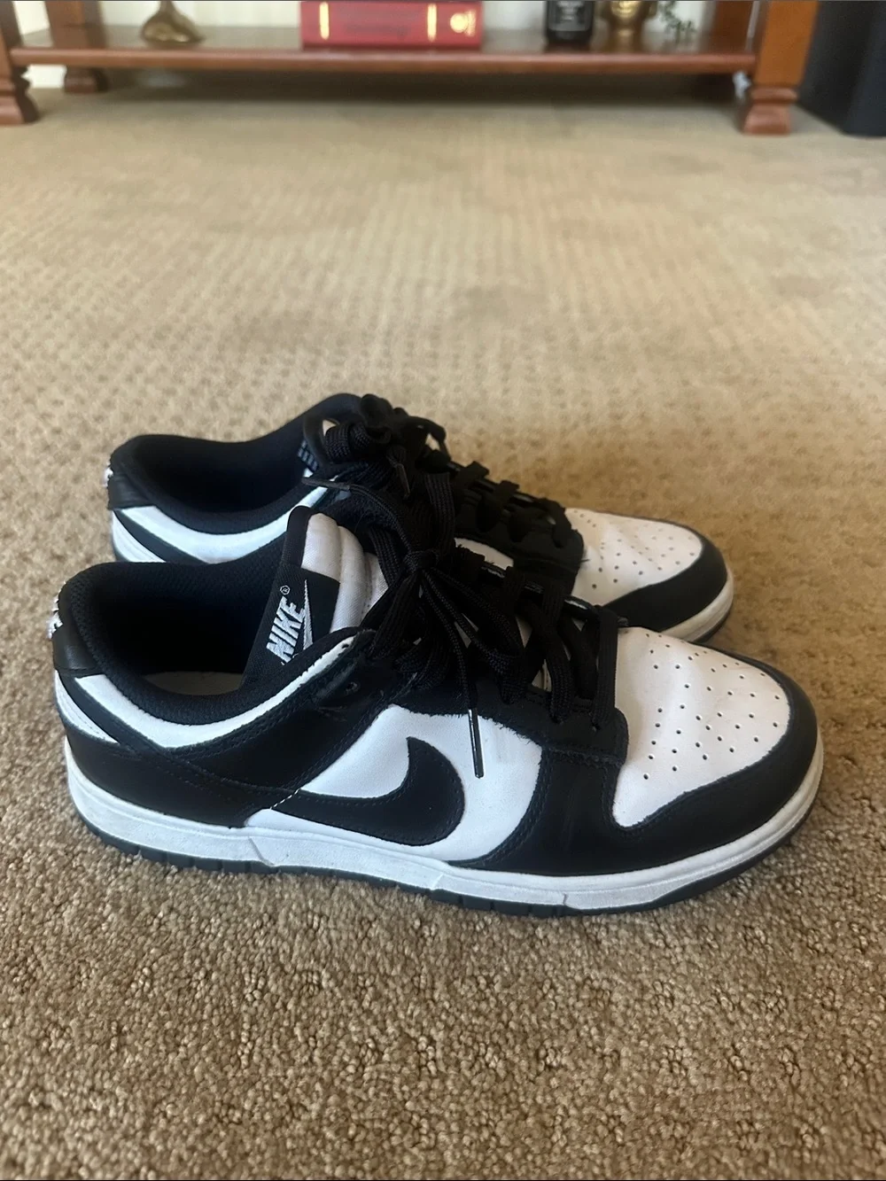 Nike panels low white